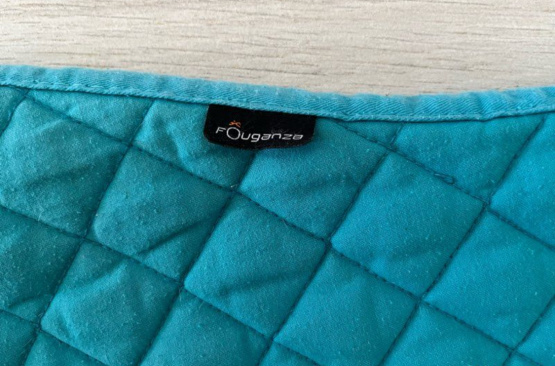 Tapis de selle Fouganza bleu (pur sang) occasion