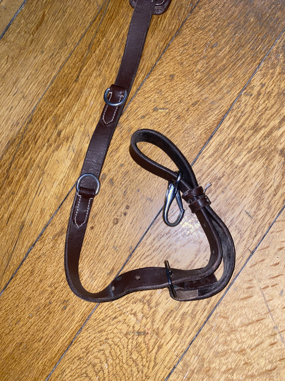 Collier de chasse et martingale Norton occasion