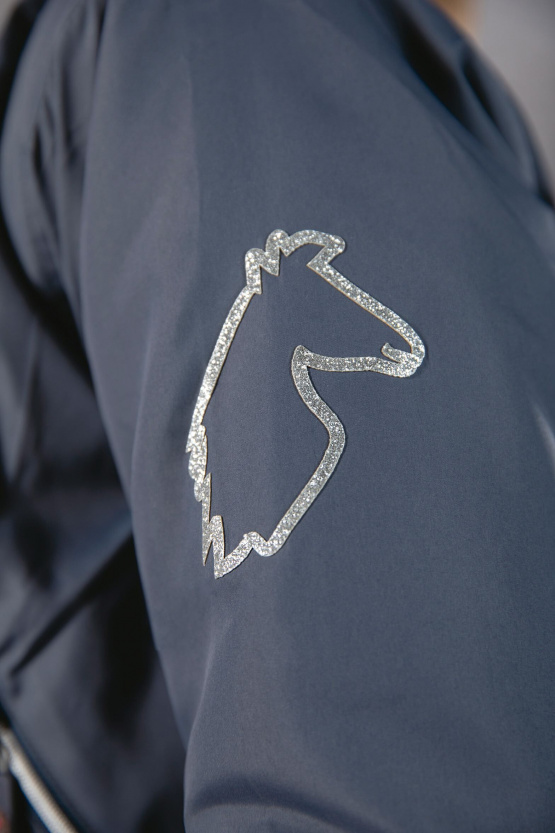 Blouson HKM Julia gris (8 ans) neuf occasion