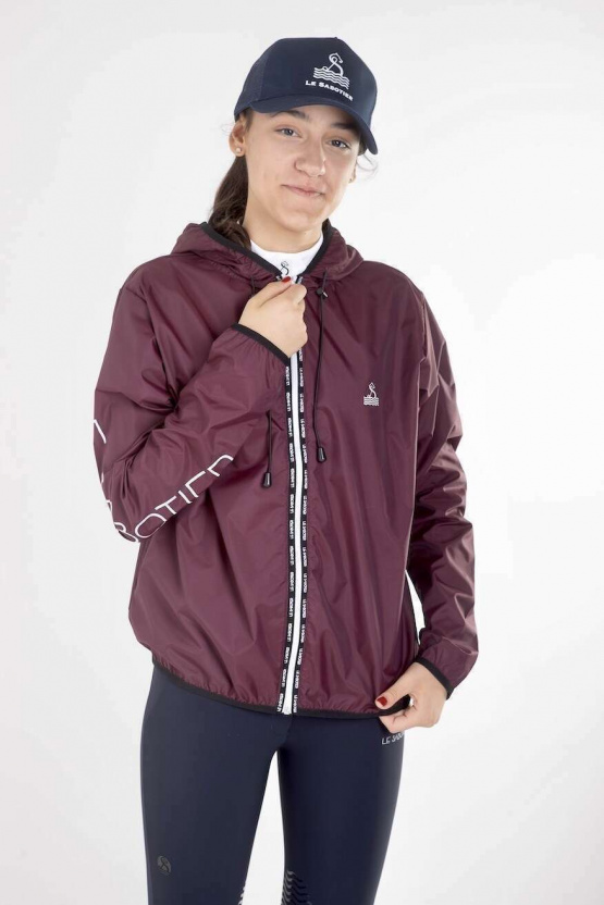 Coupe-vent imperméable Le Sabotier Gaby bordeaux (S) neuf occasion
