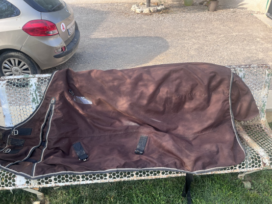Couverture Fouganza imperméable marron 115 cm occasion