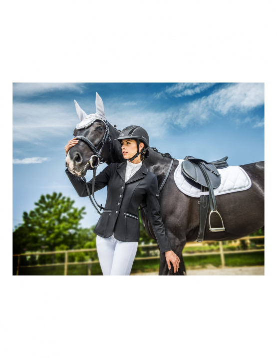 Veste de concours Equithème Soft Cristal noir (40) neuf occasion