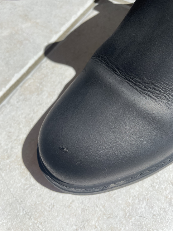 Boots Sellerie Baude cuir noir  (39) occasion