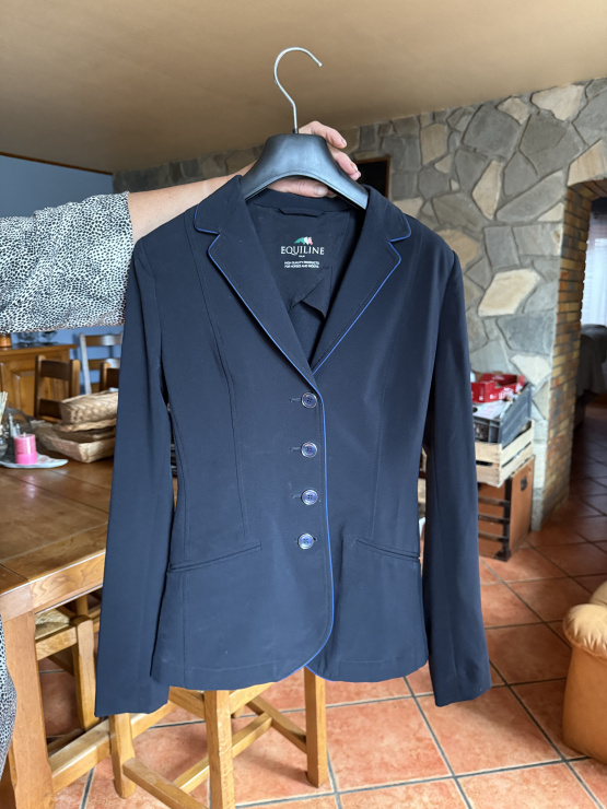 Veste concours Equiline bleu (38) occasion Veste concours Equiline bleu (38) occasion