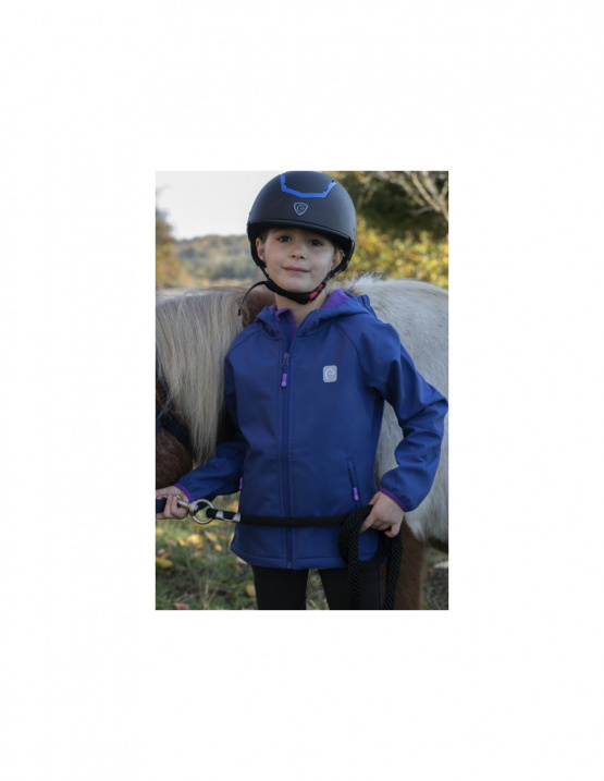 blouson Softshell Equi-kids Amandine bleu (6 ans) neuf occasion