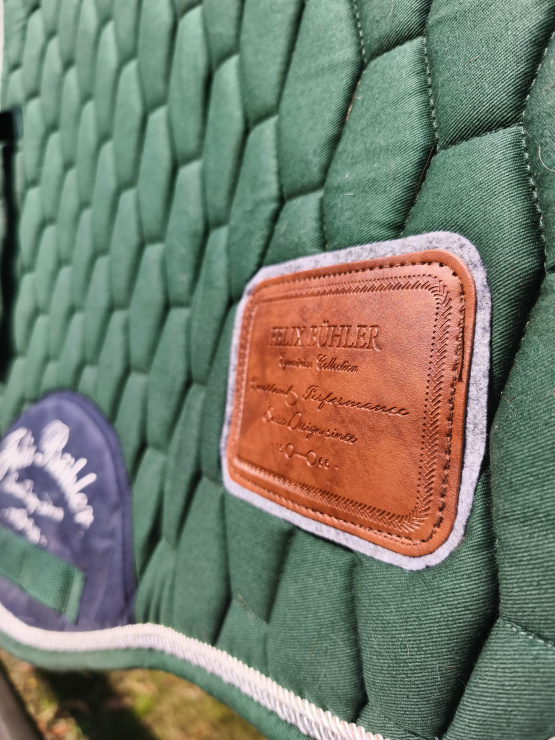Tapis de selle Felix Bühler vert (cheval) occasion