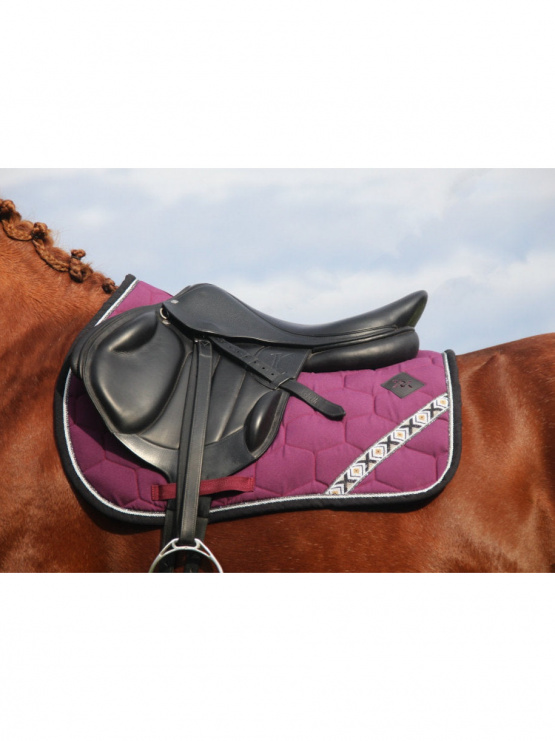 Tapis de selle origine Oxxer prune (neuf) occasion