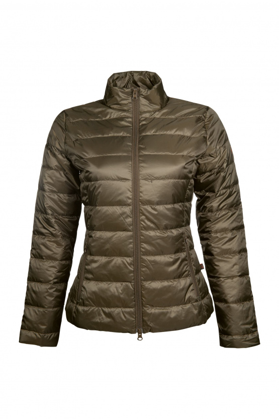 Blouson matelassé HKM Allure vert (XS) neuf occasion