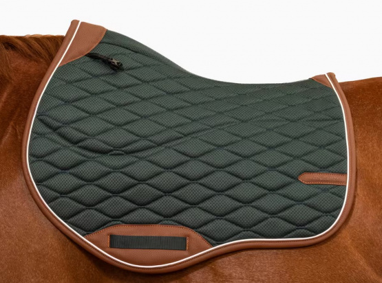 Tapis de selle Fouganza vert Mélèze occasion