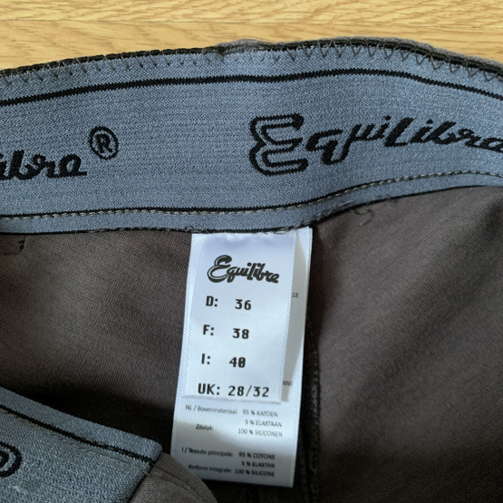 Pantalon équitation Équilibre gris (38) (neuf) occasion