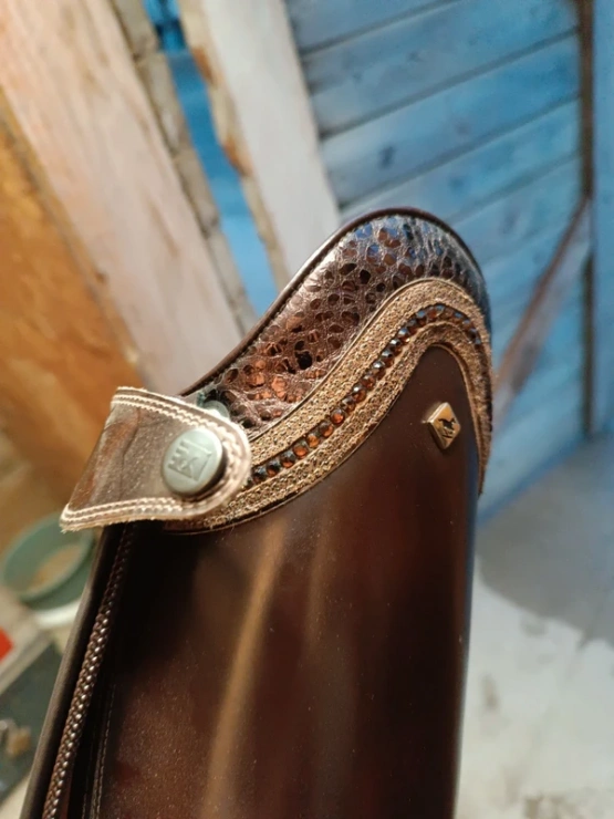Bottes équitation De Niro cuir marron (38) occasion