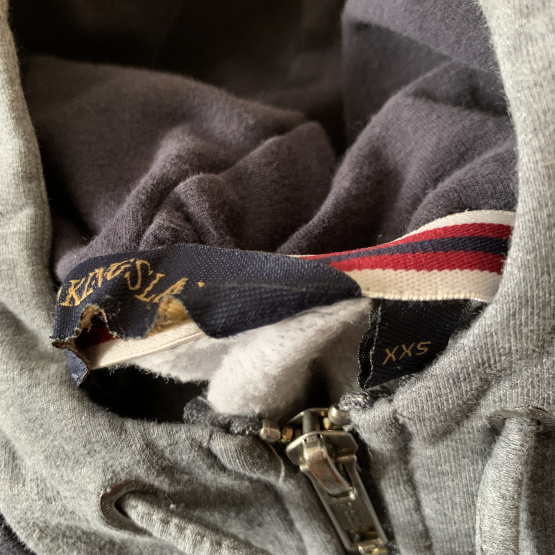 Sweat Kingsland capuche gris XXS occasion