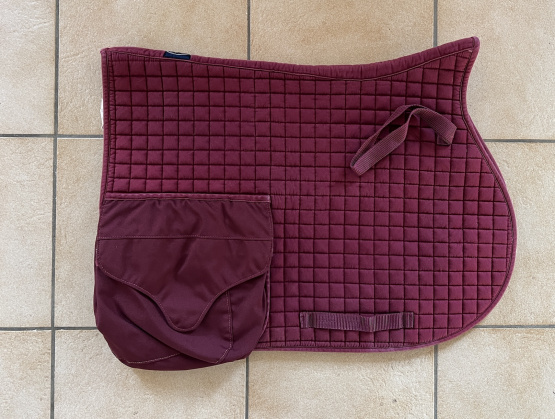 Tapis de selle Lami-Cell rouge (cheval) occasion