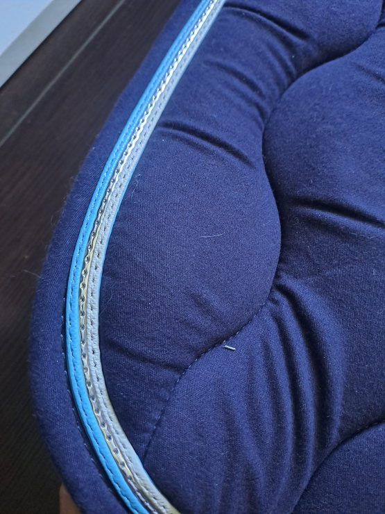 Tapis de selle Equitheme coupe CSO bleu occasion