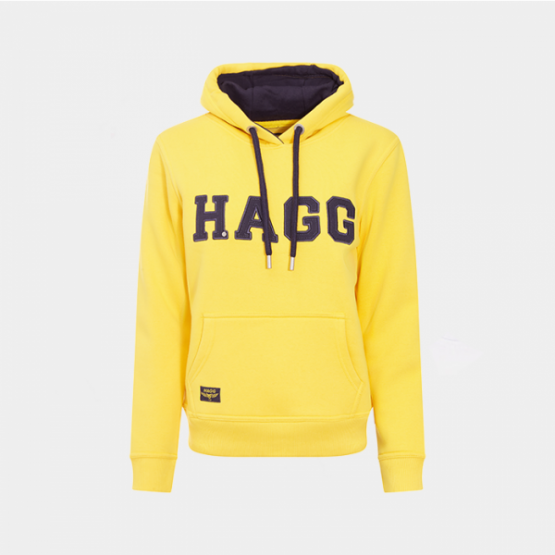 Sweat à capuche Hagg jaune (M) occasion
