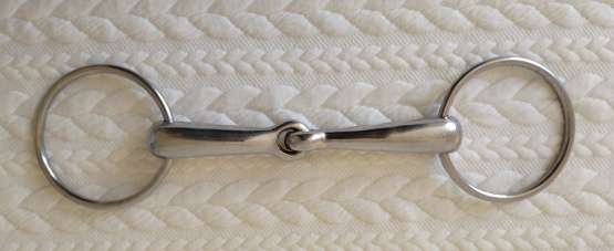 Mors simple deux anneaux inox 145 mm occasion