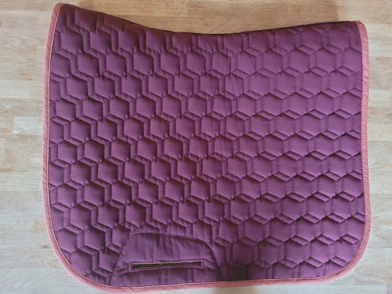 Tapis de selle Fouganza réversible Terracotta & Bordeaux (cheval) occasion