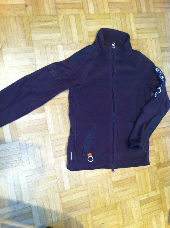 Blouson Fouganza polaire marron (12 ans) occasion