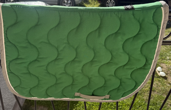Tapis de selle Paddock Sports vert (cheval) occasion