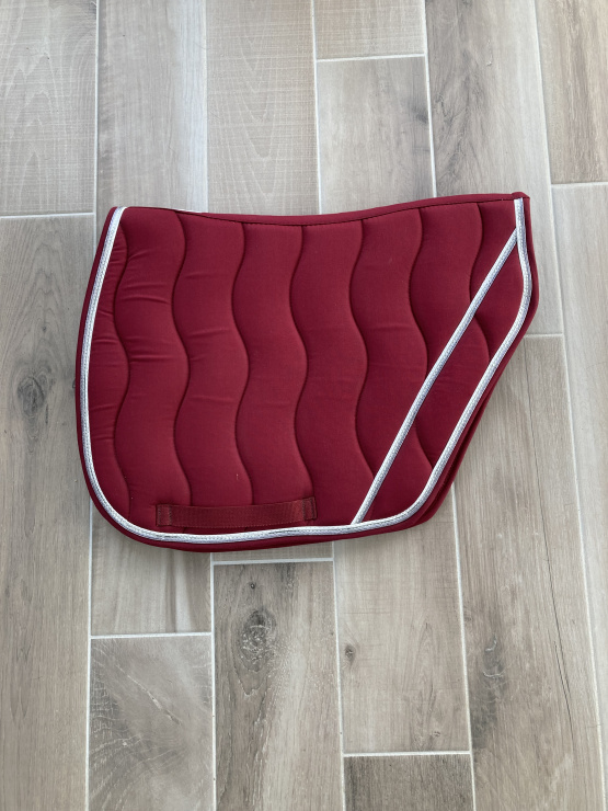 Tapis de selle Equitheme bordeaux (poney) neuf occasion