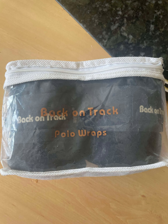 Bandes Back on Track polo wraps noir X2 (cheval) occasion