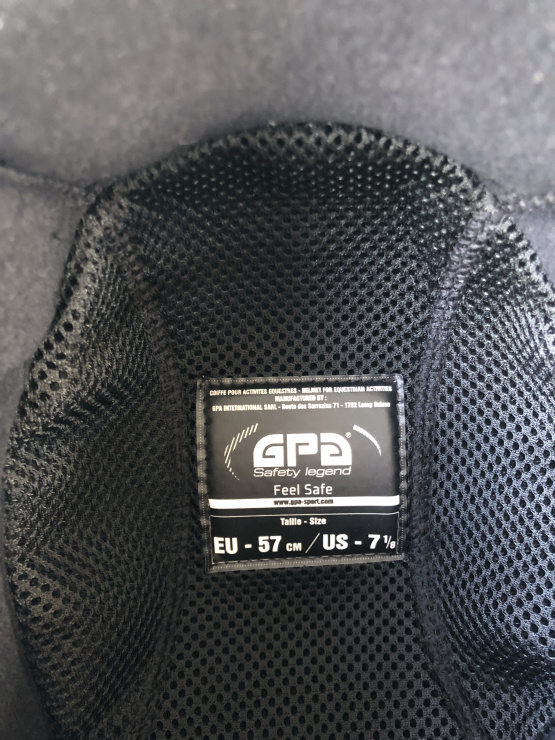 Casque équitation GPA Easy First lady hybrid (57) neuf occasion