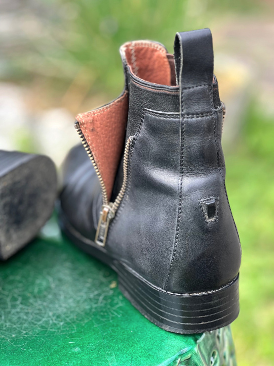 Boots équitation Equitheme Andalouse noir (41) occasion