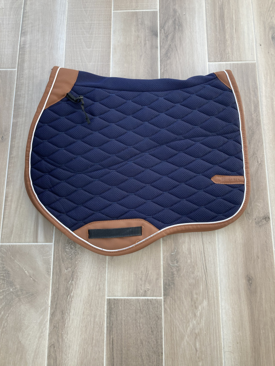 Tapis de selle Fouganza bleu (cheval) occasion