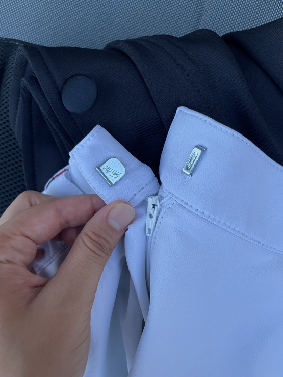 Pantalon équitation Equithème blanc (36) occasion