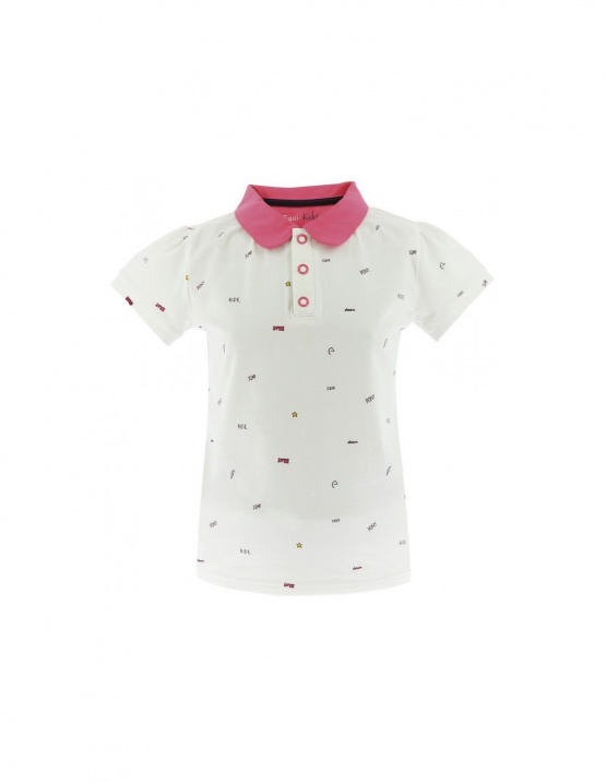 Polo Equi-kids Love blanc (6 ans) neuf occasion
