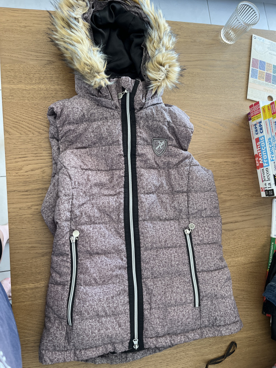 Doudoune Harcour sans manche gris (XS) occasion