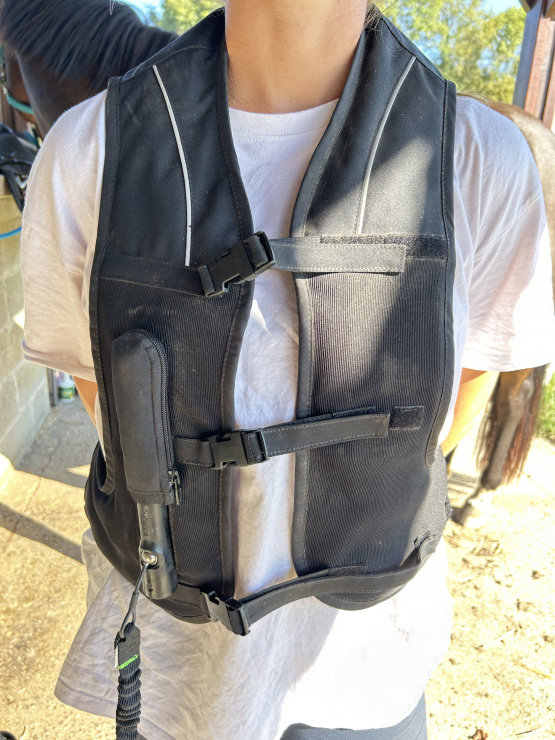 Gilet airbag cavalier Equitheme (M) occasion