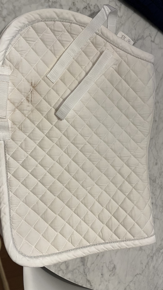Tapis de selle Lami-Cell blanc (cheval) occasion