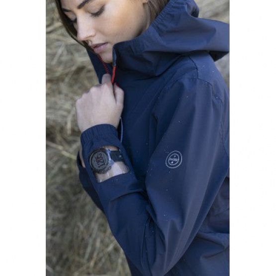 Blouson de pluie Equitheme Eliza marine (S) neuf occasion