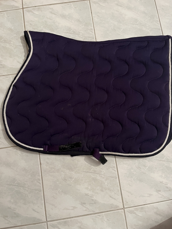 Tapis de selle Equitheme violet (cheval) occasion