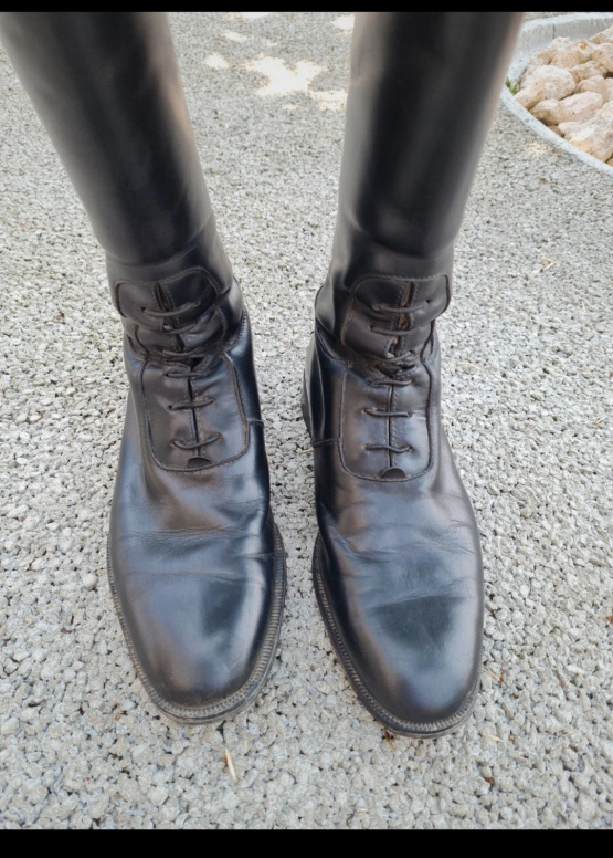 Bottes équitation Umbria cuir noir (37) occasion