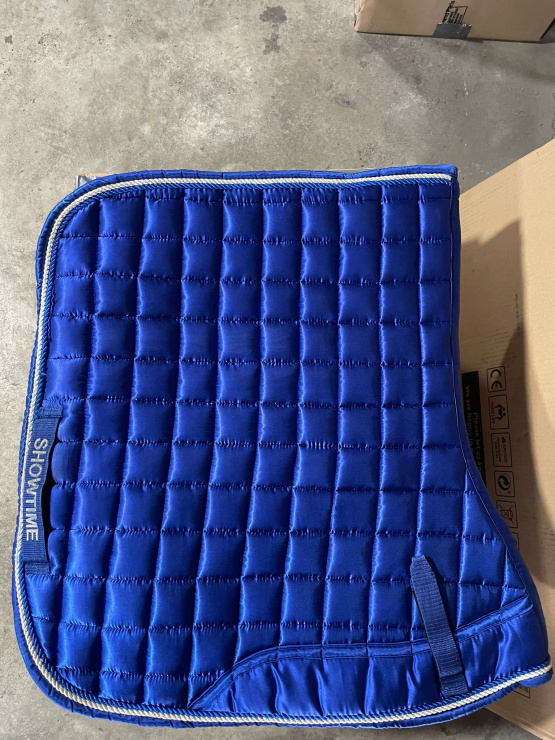 Tapis de selle showtime bleu (Full) occasion