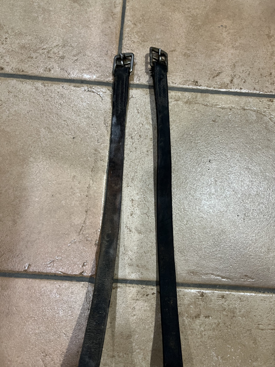 Étrivière cuir marron 130 cm occasion