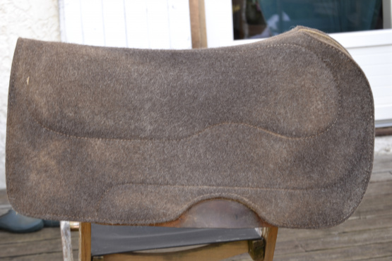 Tapis de selle Ronzon western marron (cheval) occasion