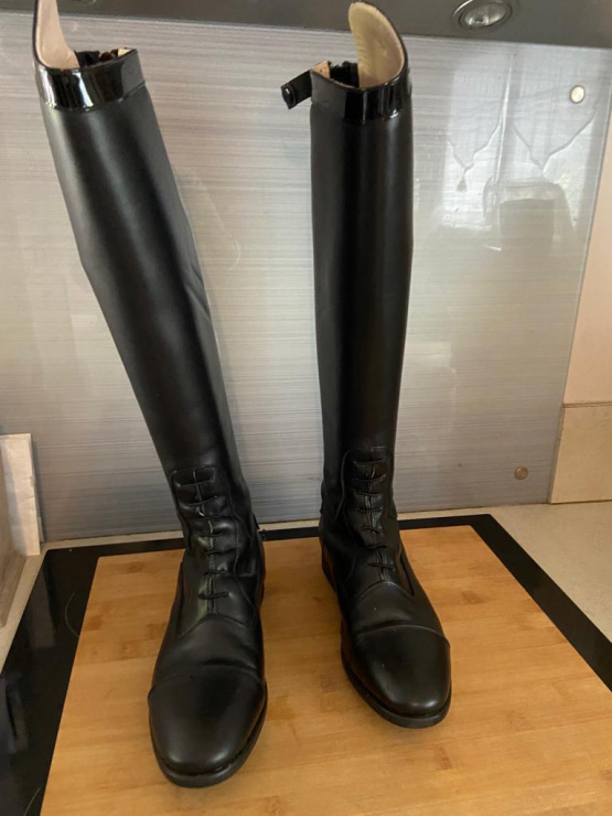 Bottes équitation Fellini revers vernis T40 occasion