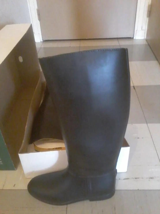 Bottes équitation Aigle noir (38) neuf occasion