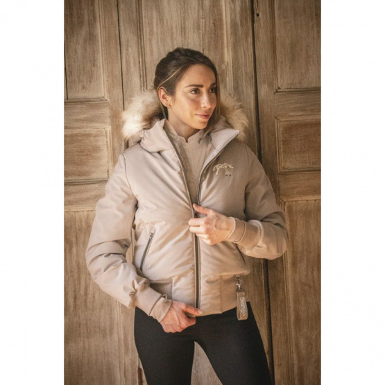 Blouson Pénélope step taupe (XS) neuf occasion