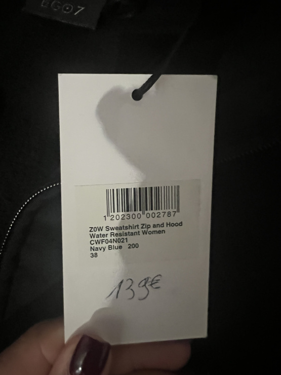 Sweat zipper ego 7 (XS) neuf occasion