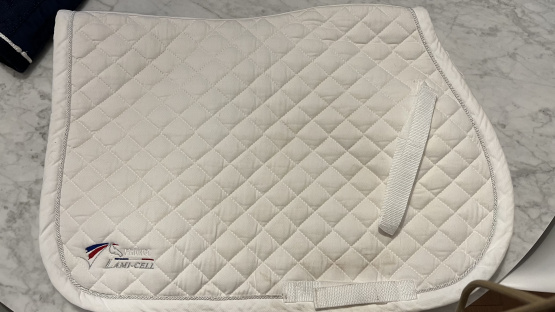 Tapis de selle Lami-Cell blanc (cheval) occasion