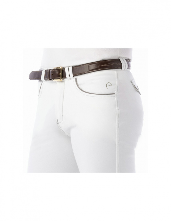 Pantalon équitation Equithème Verona blanc (10 ans) neuf occasion