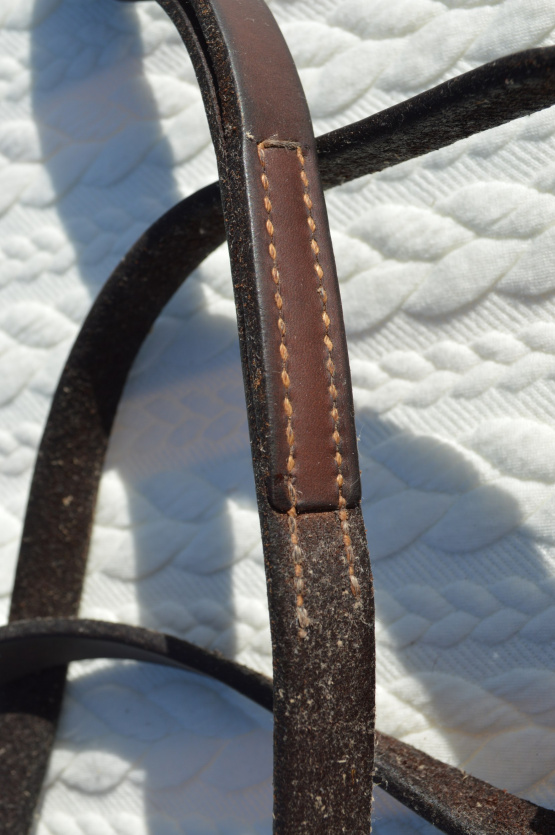 Rênes allemandes coulissante cuir (cheval) occasion