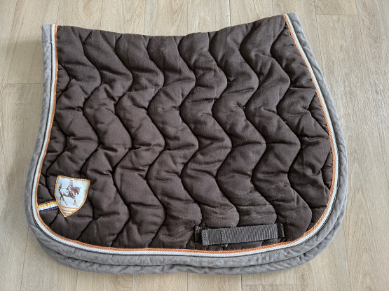 Tapis de selle Fouganza marron occasion