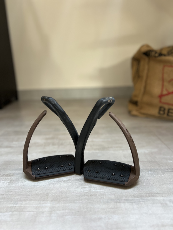 Étriers Freejump Soft Up Pro+ marrons occasion