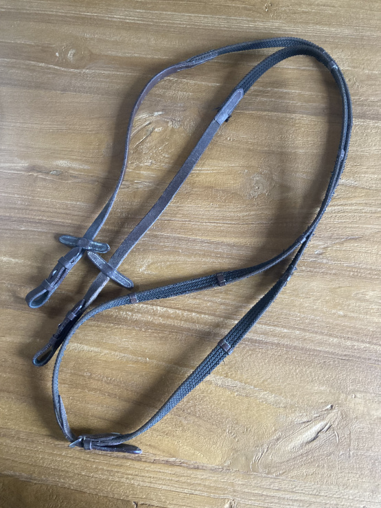 Paire de rênes bleu (cheval) occasion