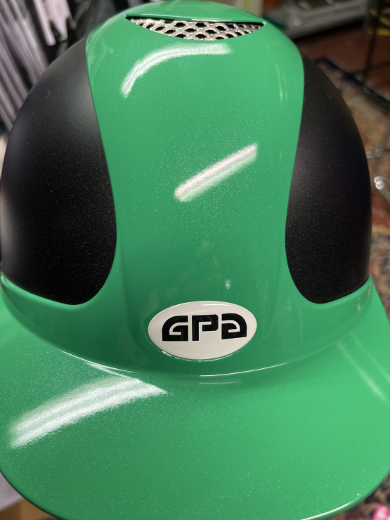 Casque équitation GPA vert (51-52) neuf occasion